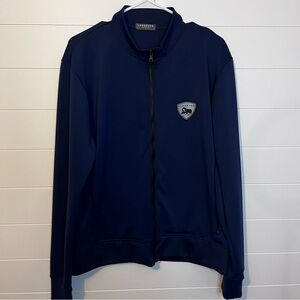 Leorêver Monte Carlo Jacket Navy Blue Size Large Classic Chic Academia